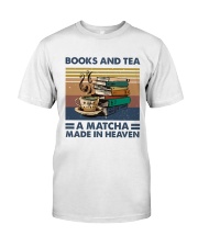 Books And Tea A Matcha Classic T-Shirt front
