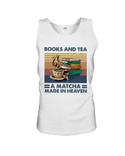 Books And Tea A Matcha Unisex Tank thumbnail
