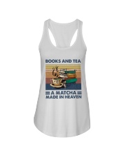 Books And Tea A Matcha Ladies Flowy Tank thumbnail
