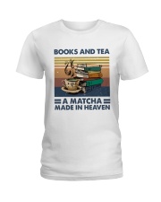 Books And Tea A Matcha Ladies T-Shirt thumbnail