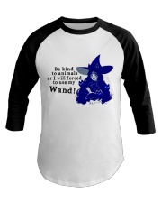Be Kind To Animals Baseball Tee tile
