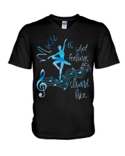 Music Is What Heling V-Neck T-Shirt thumbnail