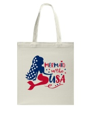Mermaid USA Tote Bag tile