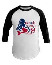 Mermaid USA Baseball Tee tile