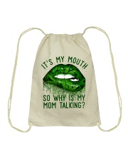 Its My Mouth Drawstring Bag thumbnail