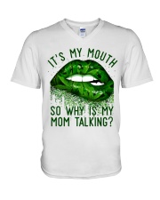 Its My Mouth V-Neck T-Shirt thumbnail
