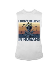 I Dont Believe In Humans Sleeveless Tee thumbnail