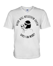 When Will Reflection Show V-Neck T-Shirt thumbnail