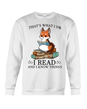 What I Do I Read Crewneck Sweatshirt thumbnail