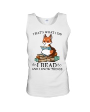 What I Do I Read Unisex Tank thumbnail