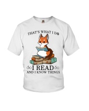 What I Do I Read Youth T-Shirt thumbnail