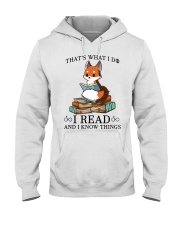 What I Do I Read Hooded Sweatshirt thumbnail