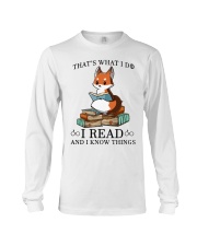 What I Do I Read Long Sleeve Tee thumbnail
