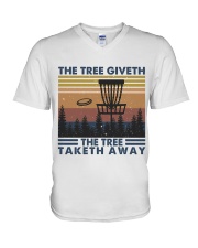 The Tree Giveth V-Neck T-Shirt thumbnail
