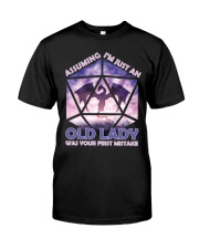 Assuming Old Lady Classic T-Shirt front