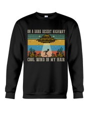 On A Dark Desert Highway Crewneck Sweatshirt thumbnail