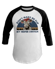 Dont Make Me Flip Baseball Tee tile