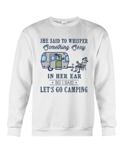 She Said To Whisper Crewneck Sweatshirt thumbnail