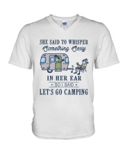 She Said To Whisper V-Neck T-Shirt thumbnail