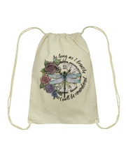 As Long As I Breath Drawstring Bag thumbnail