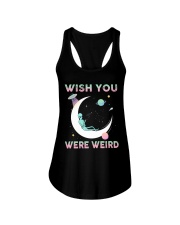 Wish You Were Weird Ladies Flowy Tank thumbnail