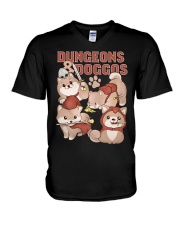Dungeons Doggos V-Neck T-Shirt thumbnail