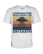 Look For Intelligent Life V-Neck T-Shirt thumbnail