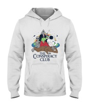 The Conspiracy Club Hooded Sweatshirt front