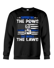 Supporting The Paws Crewneck Sweatshirt thumbnail