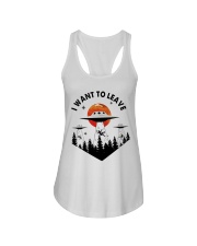 I Want To Leave Ladies Flowy Tank thumbnail