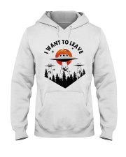 I Want To Leave Hooded Sweatshirt thumbnail
