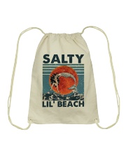 Salty Lil Beach Drawstring Bag thumbnail