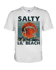 Salty Lil Beach V-Neck T-Shirt thumbnail