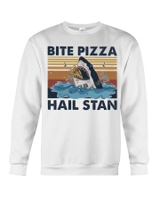 Shark Bite Pizza Crewneck Sweatshirt thumbnail