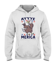 Yayyye Merica Hooded Sweatshirt front