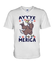 Yayyye Merica V-Neck T-Shirt thumbnail