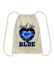 Back The Blue Drawstring Bag thumbnail
