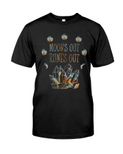 Moon Out Runes Out Classic T-Shirt front