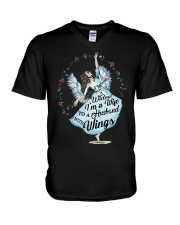 Im A Wife To A Husband With Wings V-Neck T-Shirt thumbnail