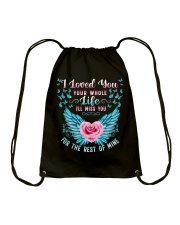I Loved You Your Whole Drawstring Bag thumbnail