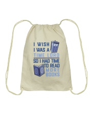 I Wish I Was A Time Lord Drawstring Bag thumbnail