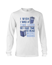 I Wish I Was A Time Lord Long Sleeve Tee thumbnail
