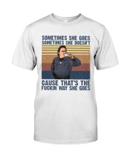 Sometimes She Gose Classic T-Shirt tile