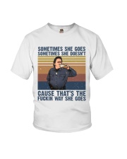 Sometimes She Gose Youth T-Shirt thumbnail