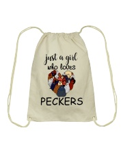 A Girl Who Loves Peckers Drawstring Bag tile