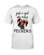 A Girl Who Loves Peckers Classic T-Shirt front