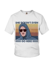 She Does Not Even Go Youth T-Shirt thumbnail