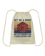 Get Me A Drink Drawstring Bag thumbnail