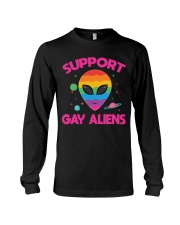 Support Gay Alien Long Sleeve Tee tile