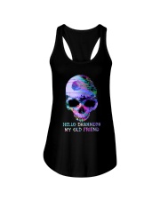 Hello Darkness My Old Friend Ladies Flowy Tank thumbnail
